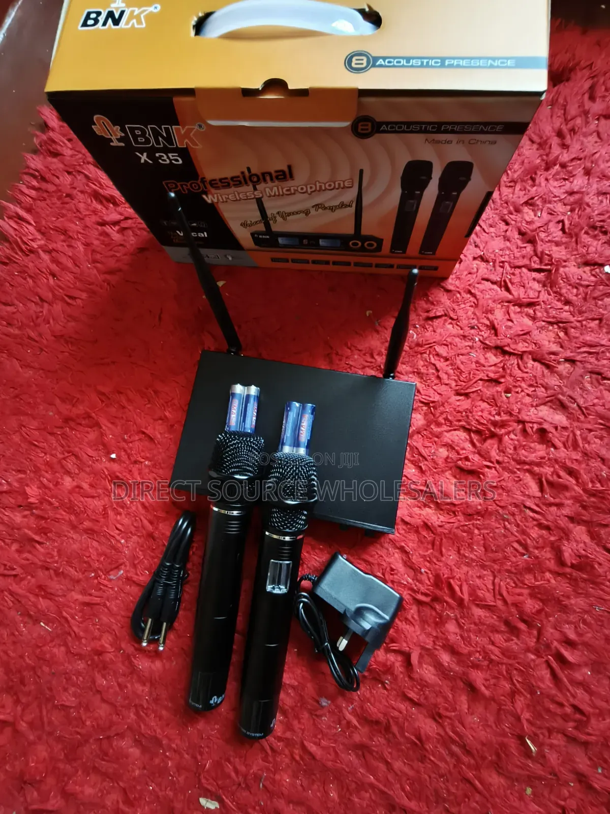 BNK X35 Wireless Mic – 2 Handheld Microphones