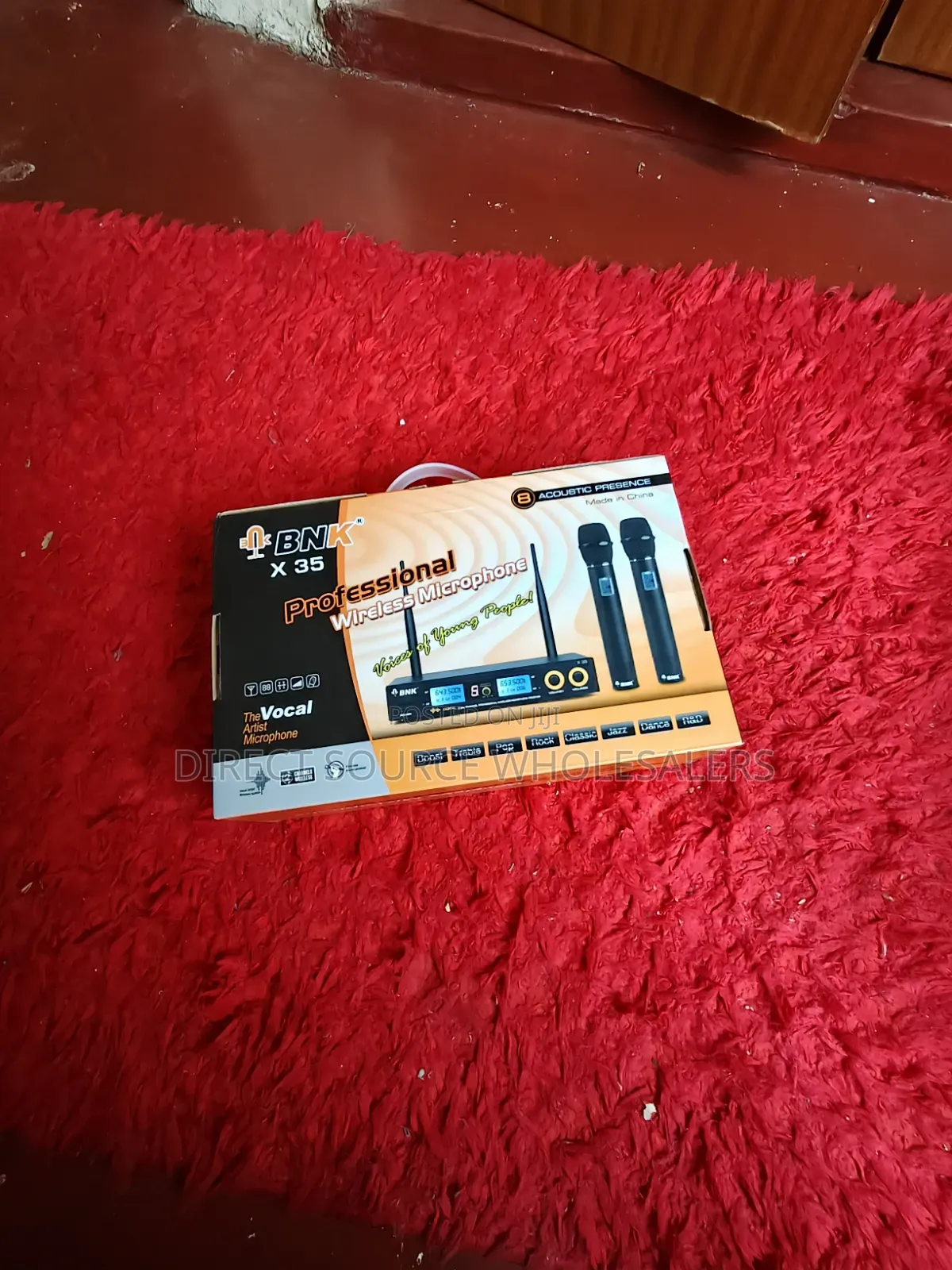 BNK X35 UHF Dual Channel Wireless Microphone