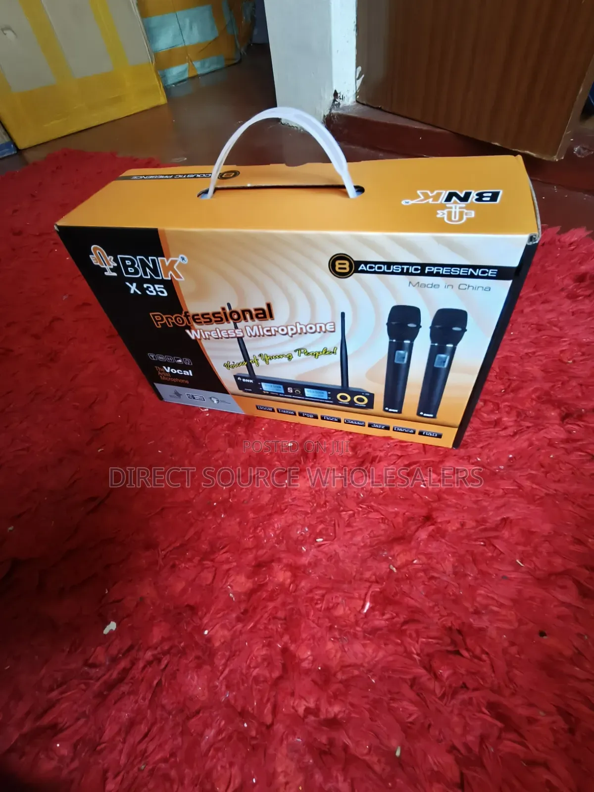 BNK X35 UHF Dual Channel Wireless Microphone