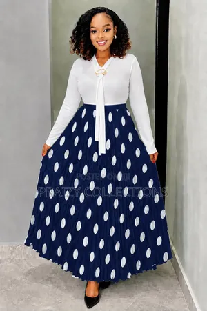 Polka Dots Maxi Skirts