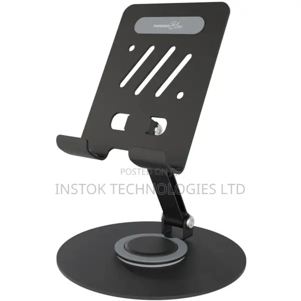 Porodo Blue Clipo Rotatable Tablet Holder With Non-Slip Base