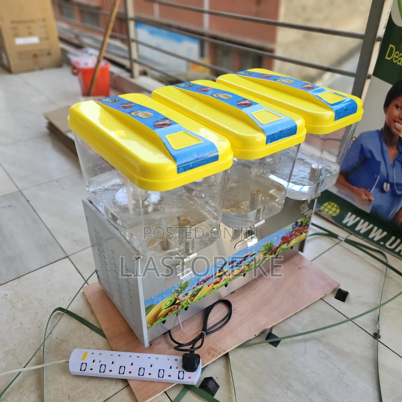 Commercial Juice Dispenser 16L ×3