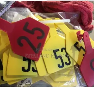 Laser Marked Livestock Identification Z-Tags - Numbered