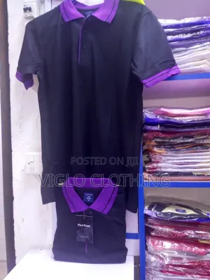Body Black Purple Poloshirts