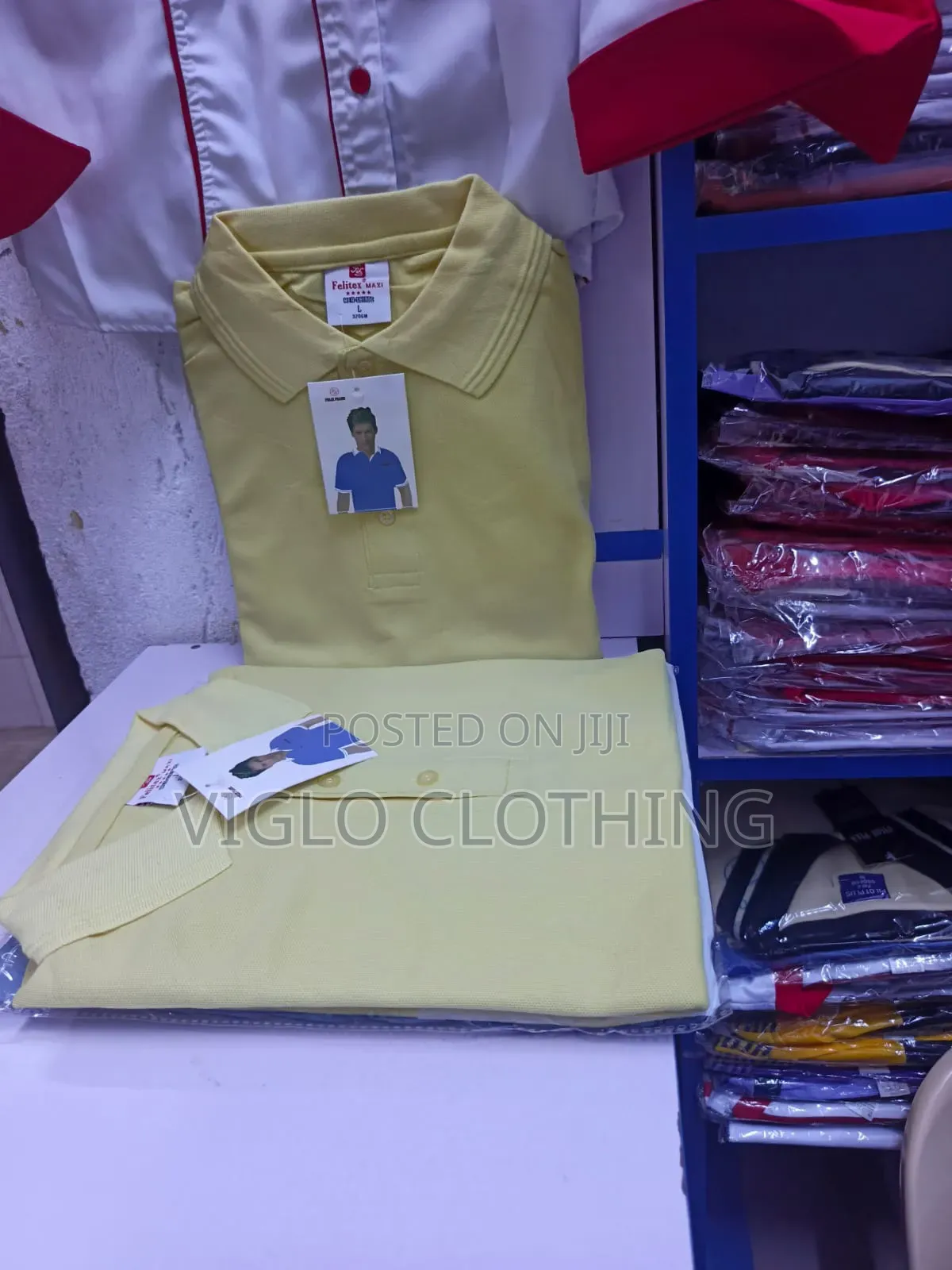 Lite Yellow /Cream Yellow Poloshirts