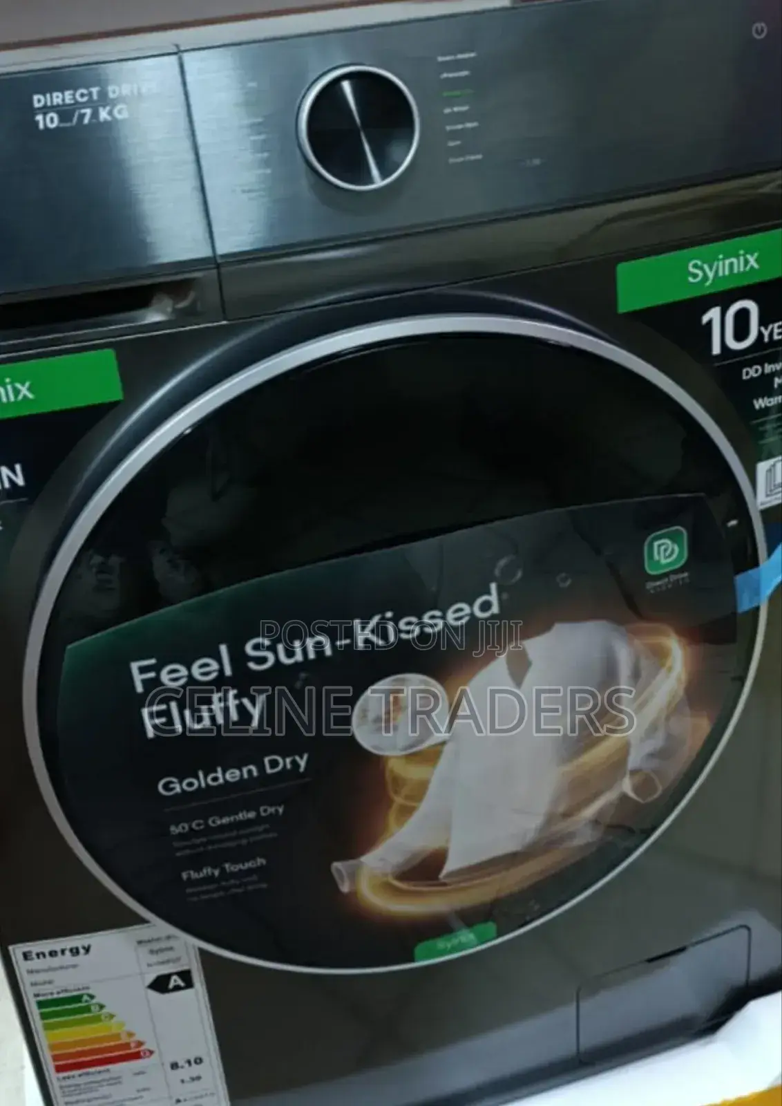Syinix 10/7kg Steam Care Washer & Dryer