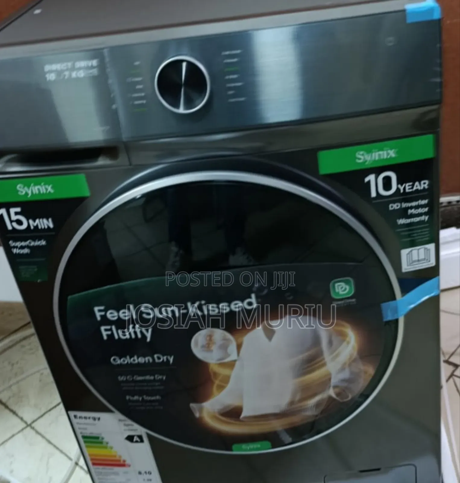 Syinix 10/7kg Automatic Washer Dryer