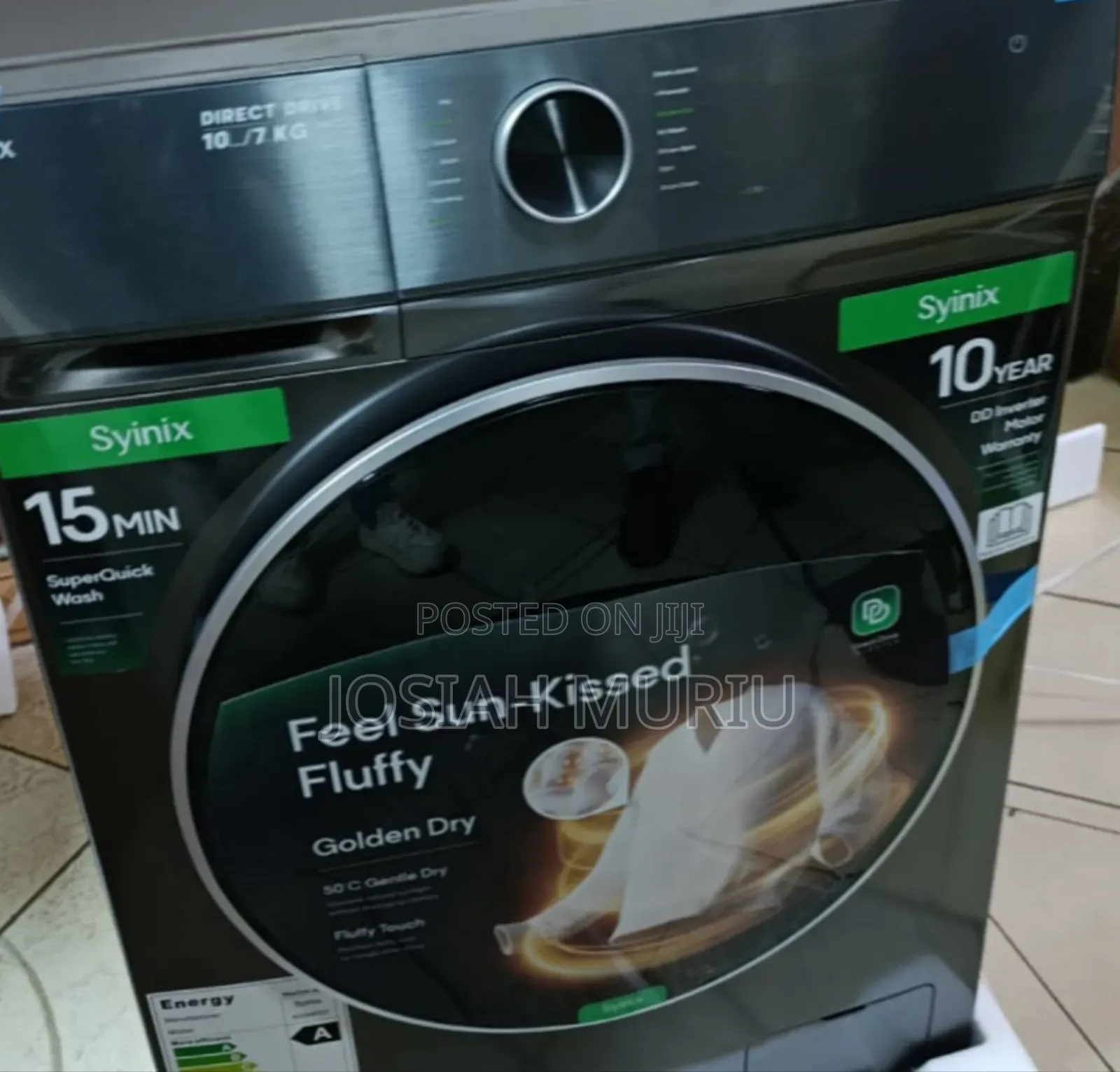 Syinix 10/7kg Automatic Washer Dryer