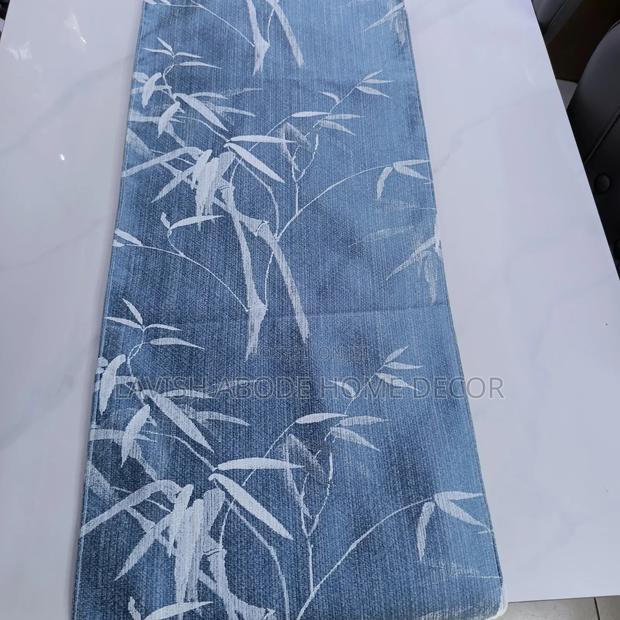 Blue Floral Decorative Table Runner – Elegant Table Décor - thumbnail 6