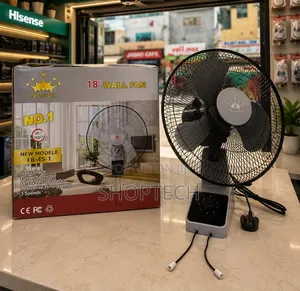 18iches Wall Fan 
With Remote
