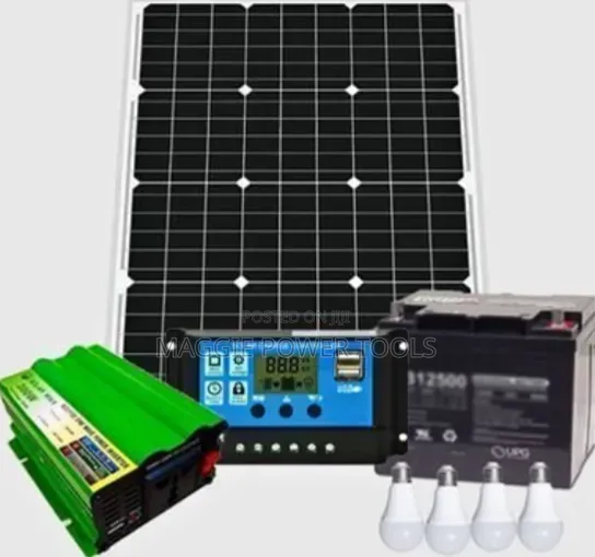100w Solar Kit Panel/100a Battery/300w Inverter/20a Controller