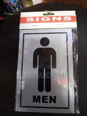 Men Toilet Sign