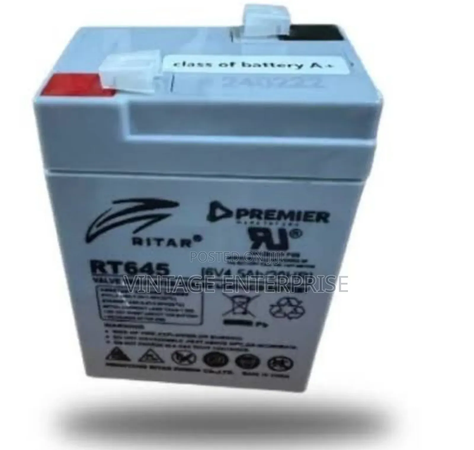 4.5ah Ritar
Battery ,6v