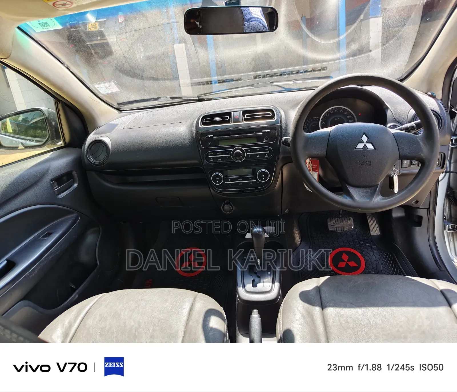 Mitsubishi Mirage 2012 Silver