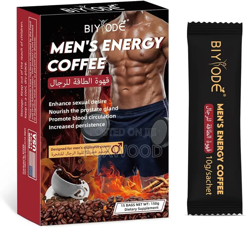 Men's Energy Coffee 15 Bags Per Box
