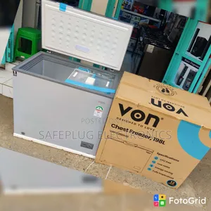 VON 198-Litre Deep Freezer – Large Capacity Chest Freezer