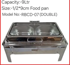 9 Litres Red Ppchaffing Dish 
With Double & Proper Deep Insert
