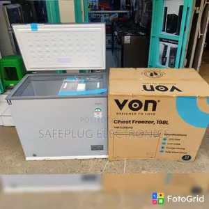 VON 198L Chest Freezer – Spacious & Reliable Deep Freezer