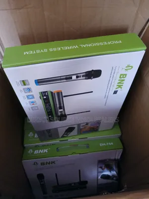 BNK DH-744 Dual Wireless Mic – Long Range Reception