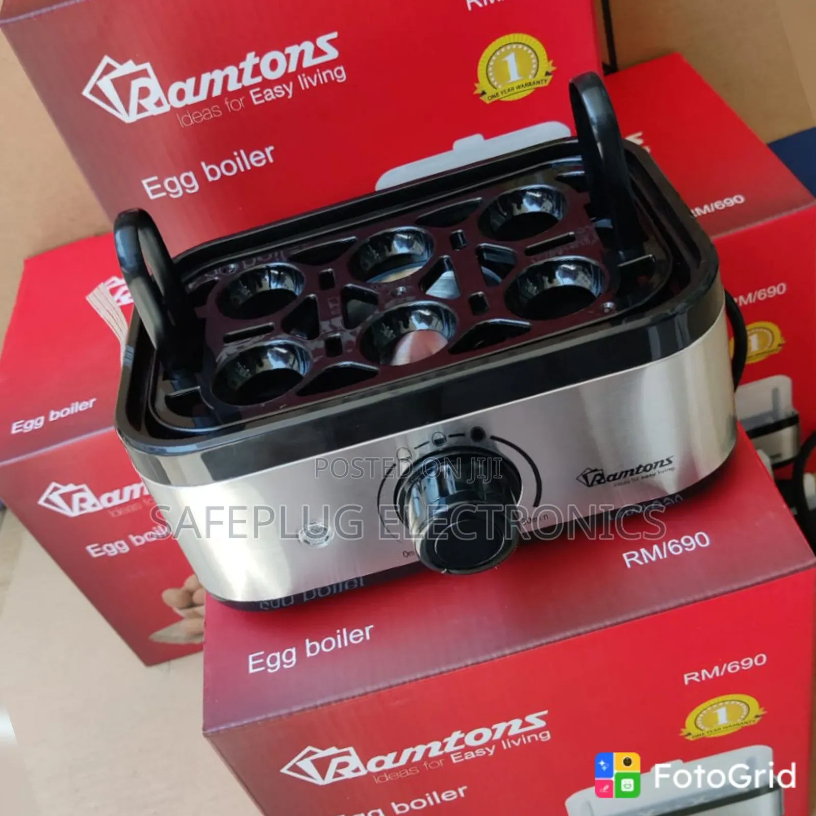 Ramtons RM690 Egg Cooker – Convenient Kitchen Breakfast Appliance