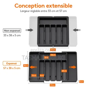 Large Size Expendable Cutlery Organiser Pa