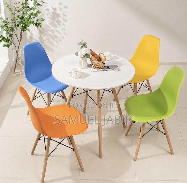 Dining Set (4seats + 1 Round Table)