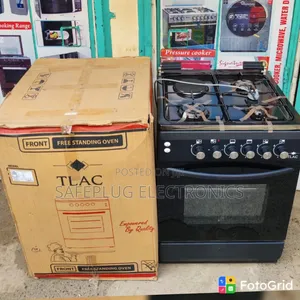 TLAC 60×60  Cooker – 3 Gas Burners, Electric Hotplate & Gas Oven