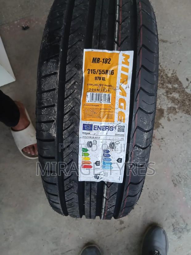 215/55r16 Mirage Tyres High-Quality Brand New