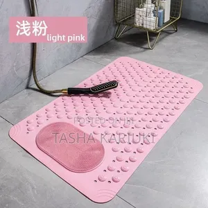 Bathroom Mat With Foot Scrub Pad Pa