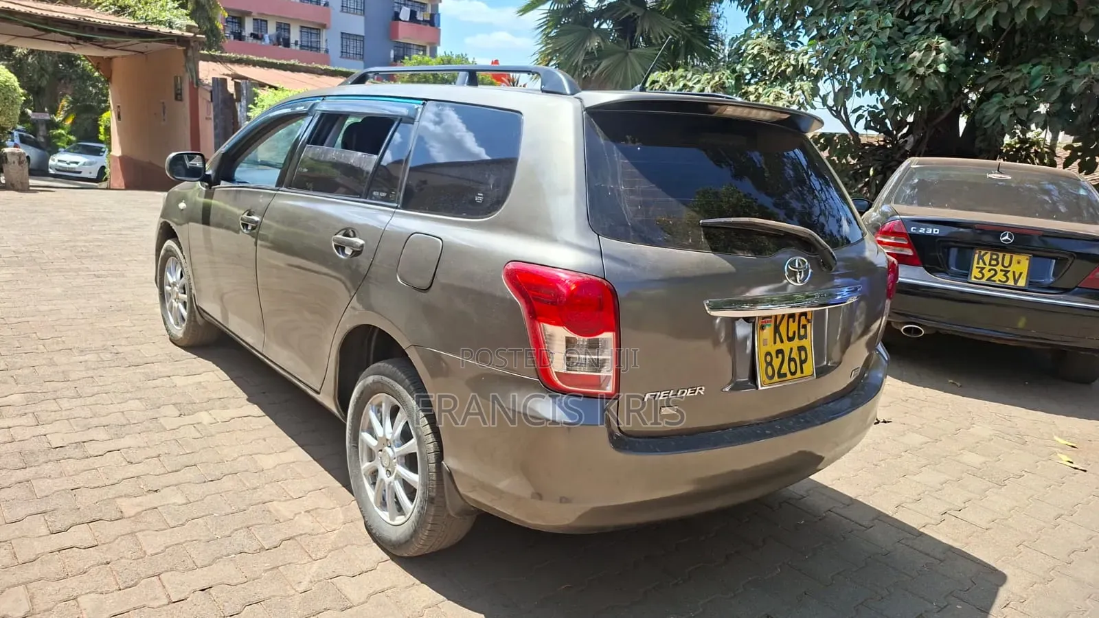 Toyota Corolla Fielder 2008 Burgundy