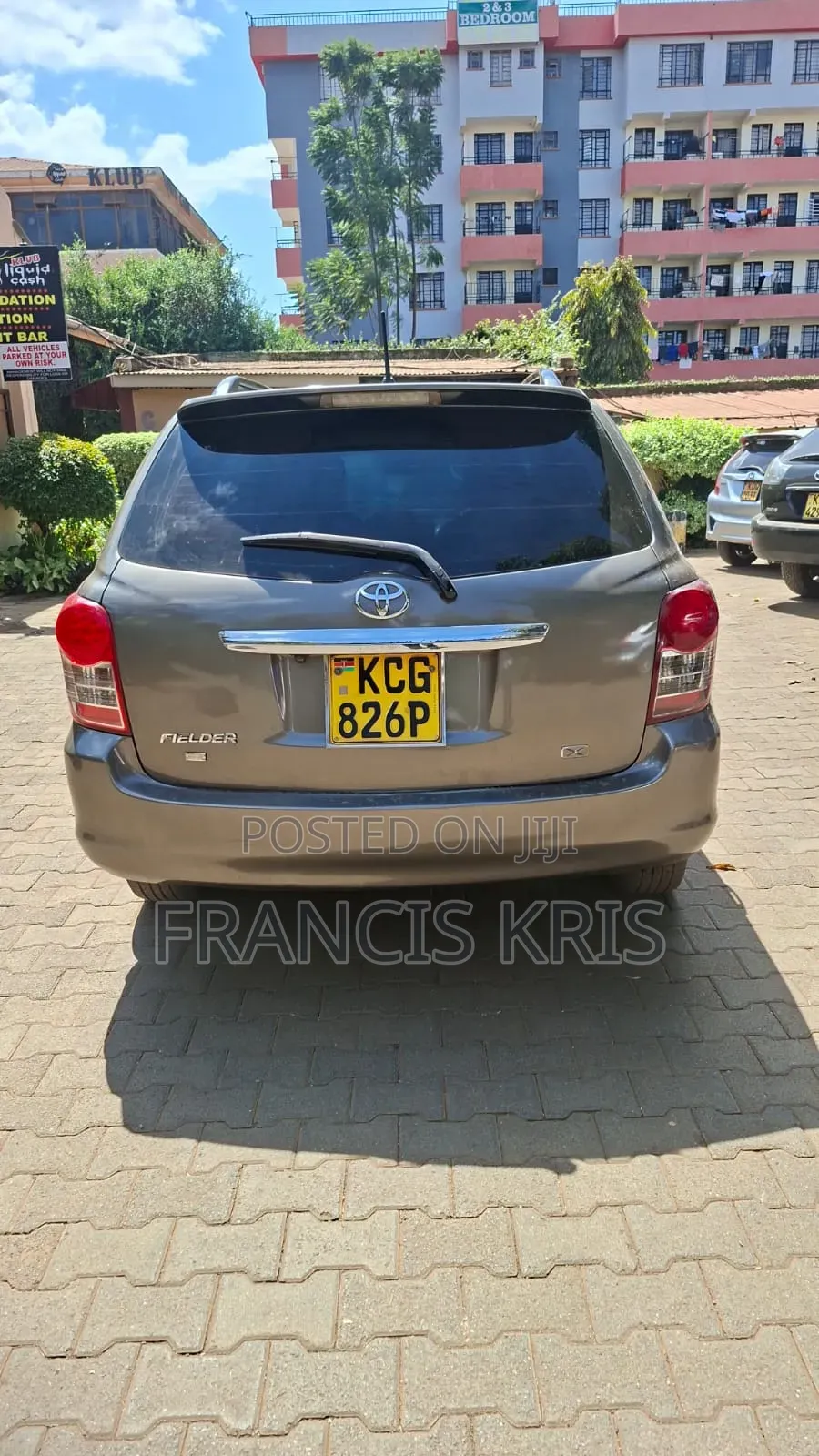 Toyota Corolla Fielder 2008 Burgundy