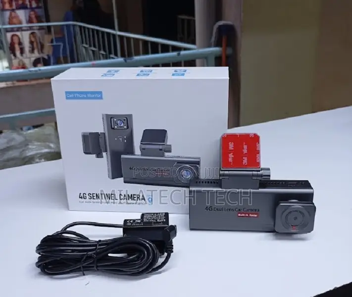4G Dual Lens Dashcam With GPS & Parking Mode