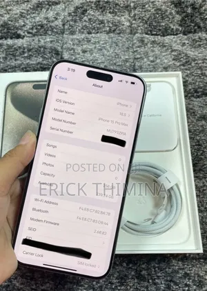 Apple iPhone 15 Pro Max 256 GB Silver