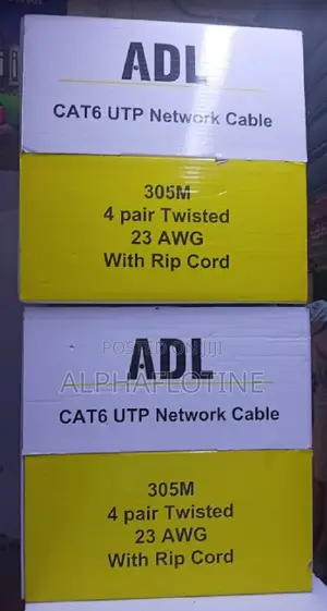 ADL (AD-Link) CAT6 UTP Network Cable Indoor 305-Meter