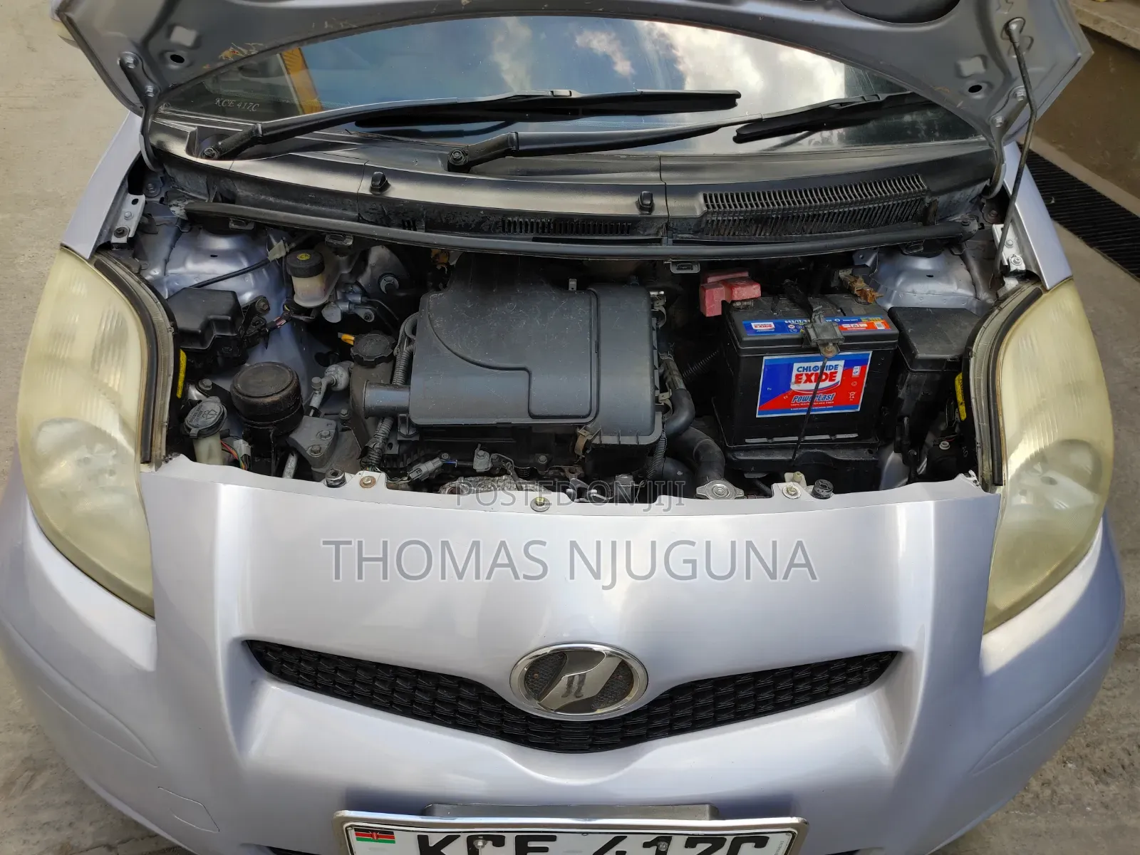Toyota Vitz 2008 Orange
