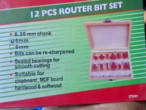 Durable High Precision Router Bit 18mm 12pcs