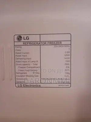 LG Fridge 290l