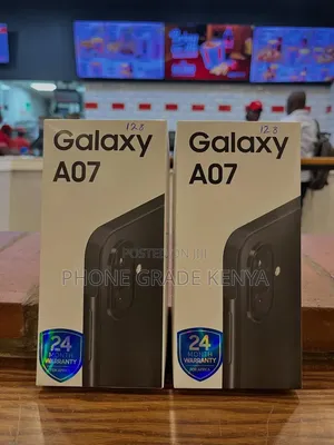 New Samsung Galaxy A07 4G 128 GB Black
