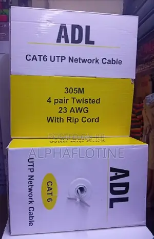 ADL CAT6 UTP Cable High-Performance Ethernet Cable
