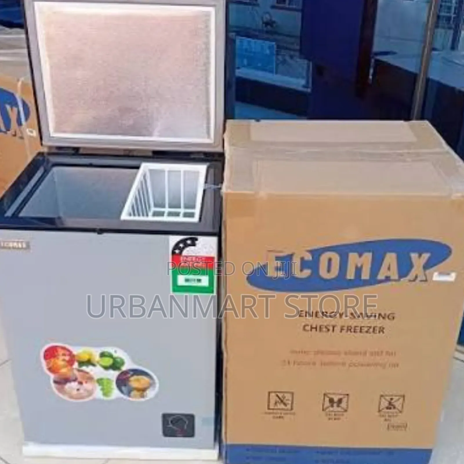 Ecomax 60L Storage Freezer With Free Fridge Guard