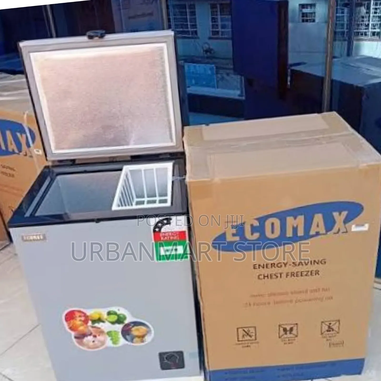 Ecomax 60L Storage Freezer With Free Fridge Guard