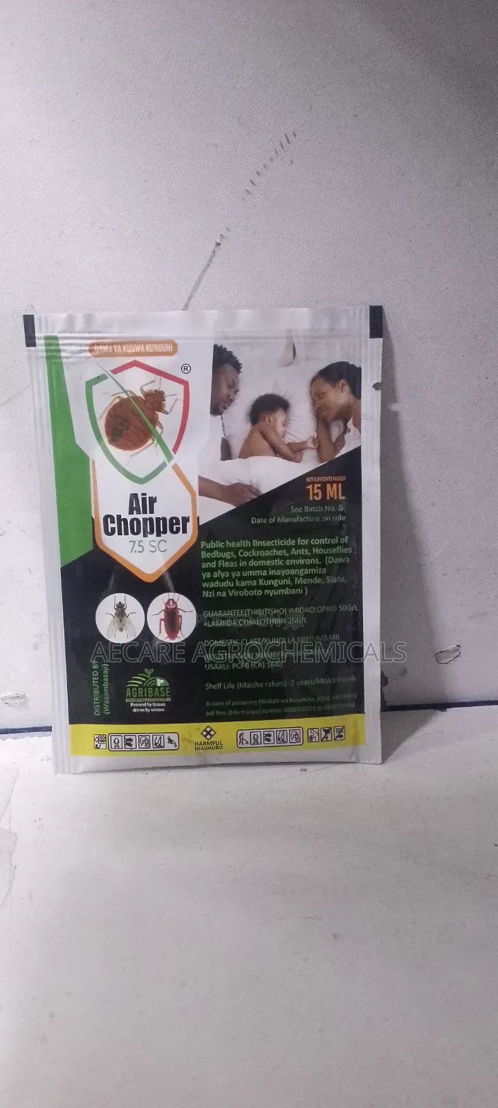 Air Chopper 7.5% Sc Pesticide 15ml, 30ml, 45ml, 100ml and 1litre