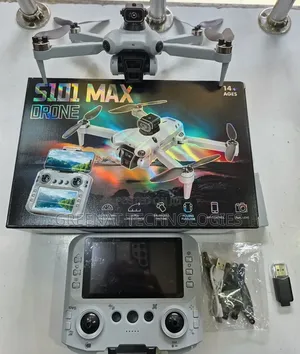 S101 MAX Drone With Screen Controller - Double Camera Brushless Motor