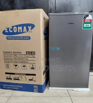 Ecomax 90L Compact Single Door Fridge With Free Guard