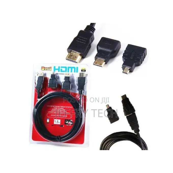 3 in 1 Hdmi to Hdmi+ Mini Hdmi+ Micro Hdmi