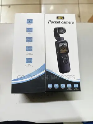 Smart Pocket Gimbal Camera With Remote Control Face Tracking