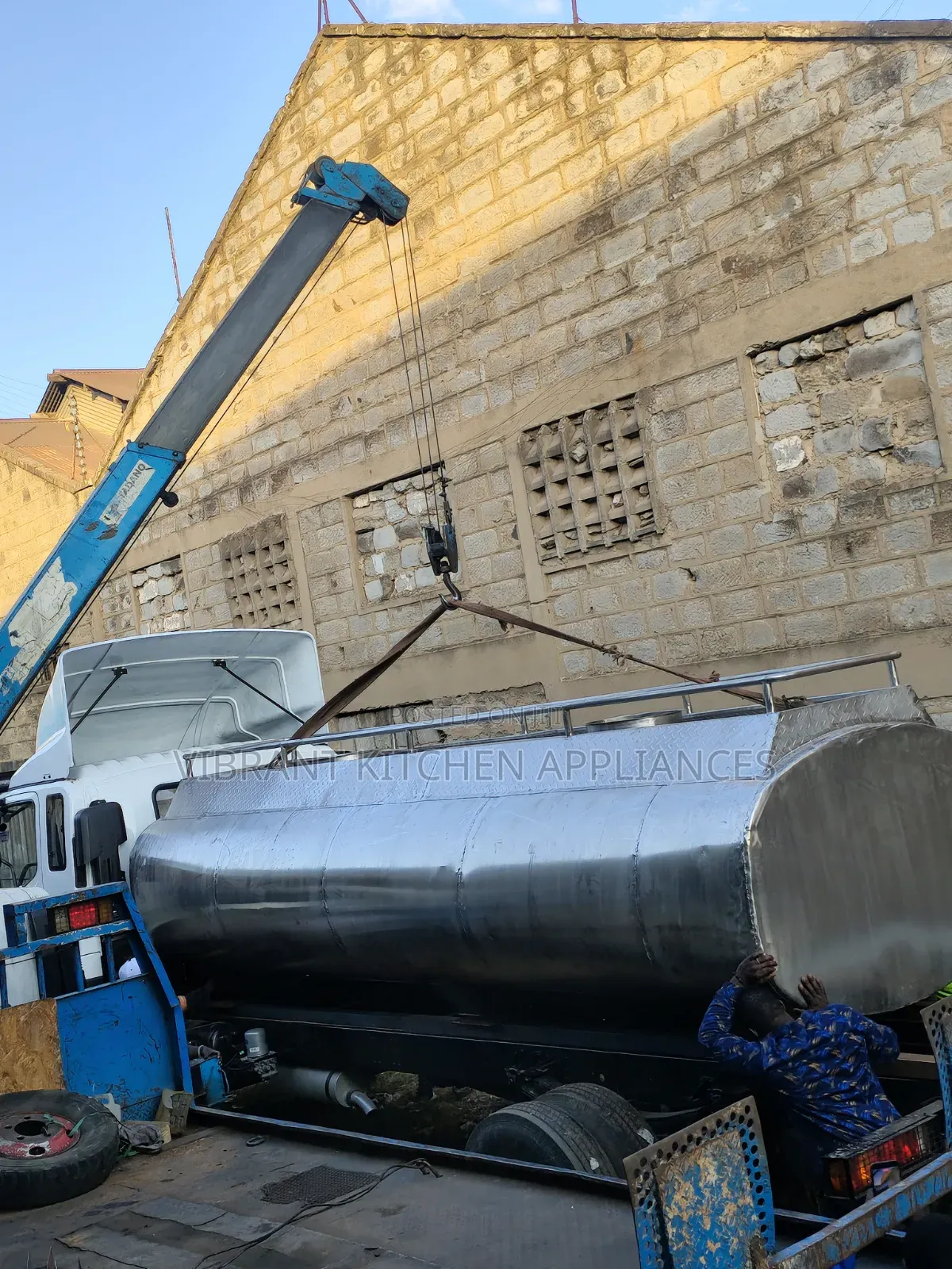 10,000 Litres Stainless Steel Milk Tank