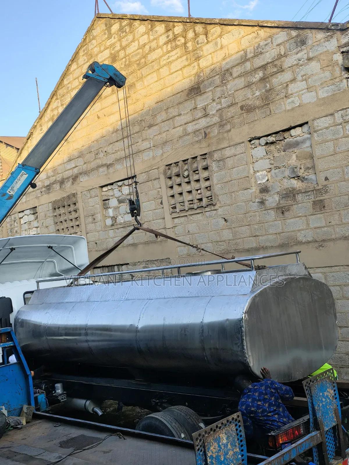 10,000 Litres Stainless Steel Milk Tank