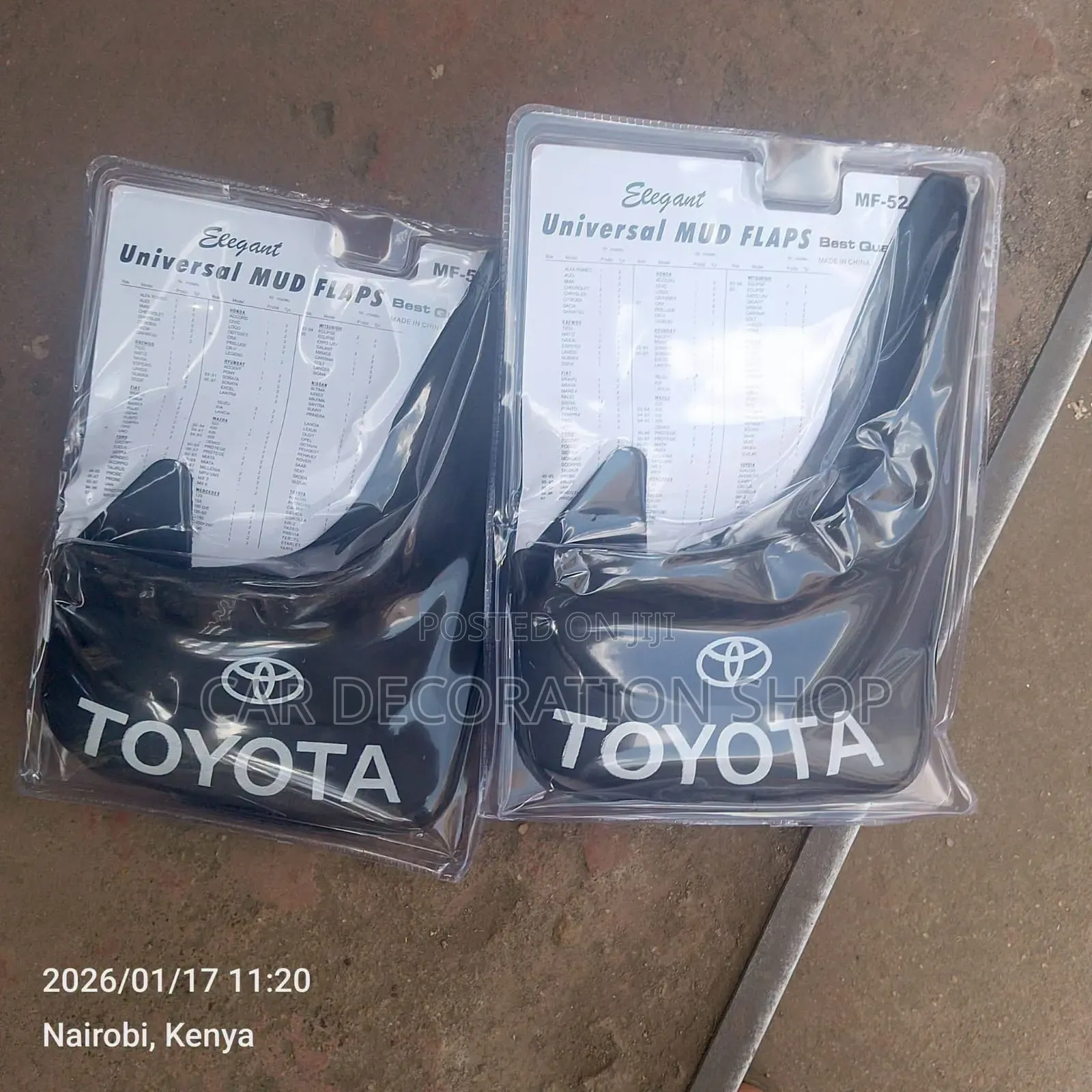 4pcs Universal Branded Mud Flaps /Splash Guards