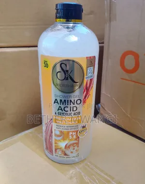 Amino Acid & Glycolic Premium  Brightening Shower Gel  With SPF 30